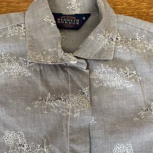 Vintage 1980s Kenneth Gordon Button Down Shirt